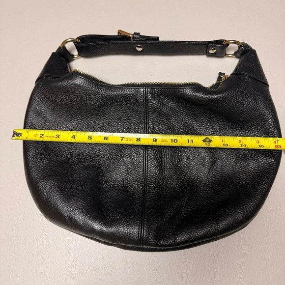 Quince Black Leather Hobo Bag - Picture 5 of 10